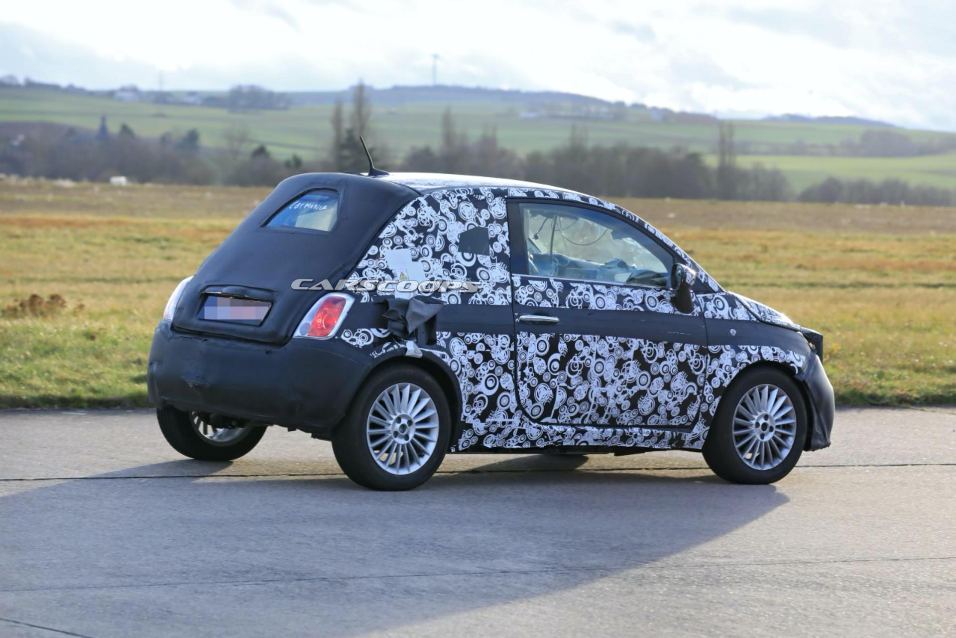2021 Fiat 500e Grants First Look At Redesigned Dashboard Featuring 4WD Buttons