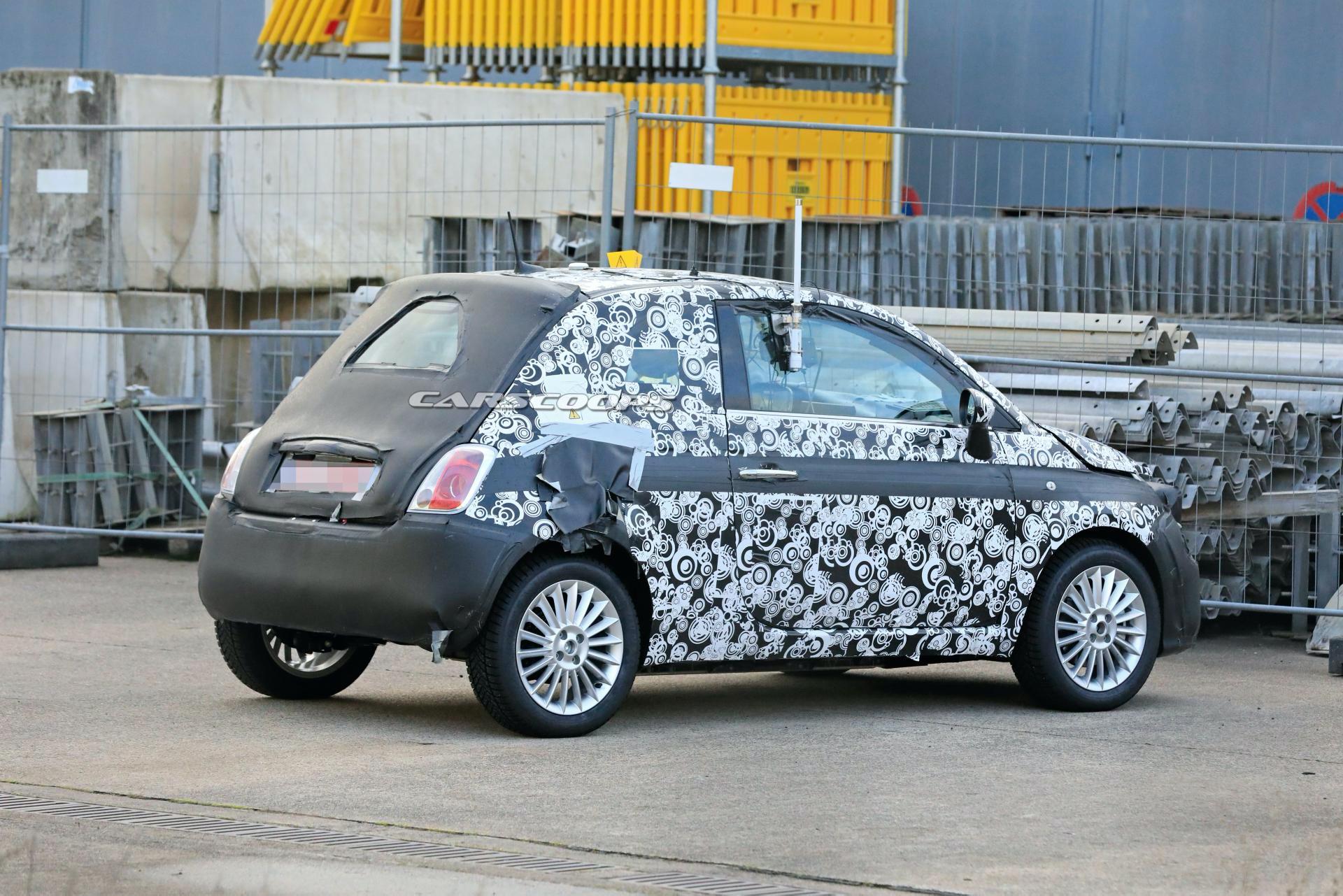 2021 Fiat 500e Grants First Look At Redesigned Dashboard Featuring 4WD Buttons