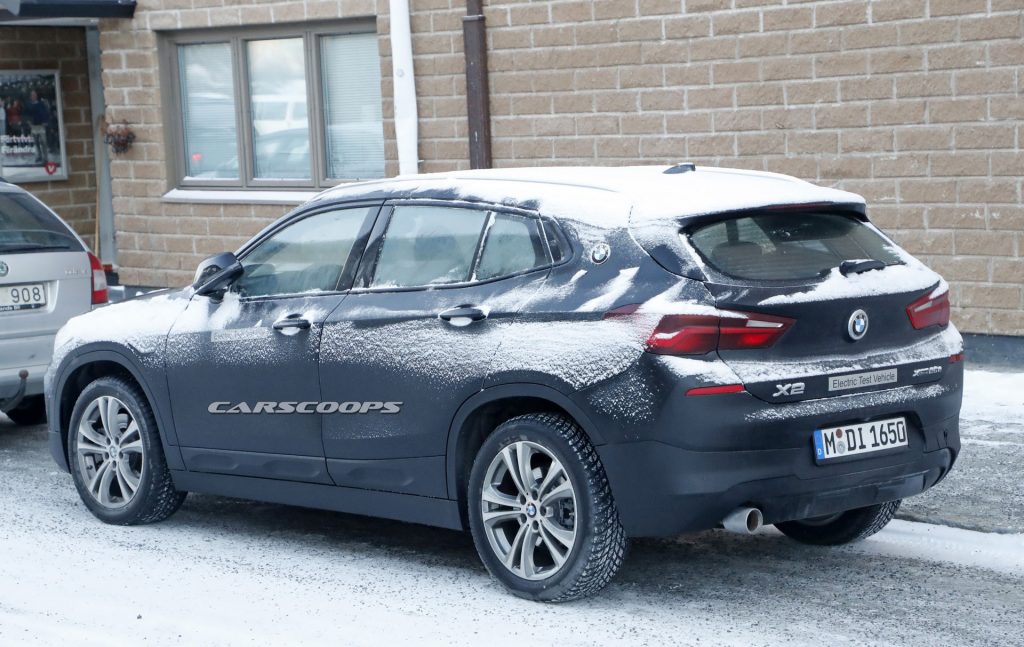Full Electric BMW X2 SUV Makes Its Spy Debut Dressed As A Hybrid ...