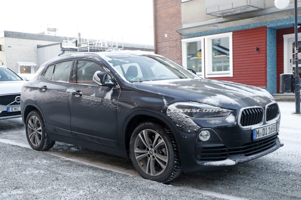 Full Electric BMW X2 SUV Makes Its Spy Debut Dressed As A Hybrid ...