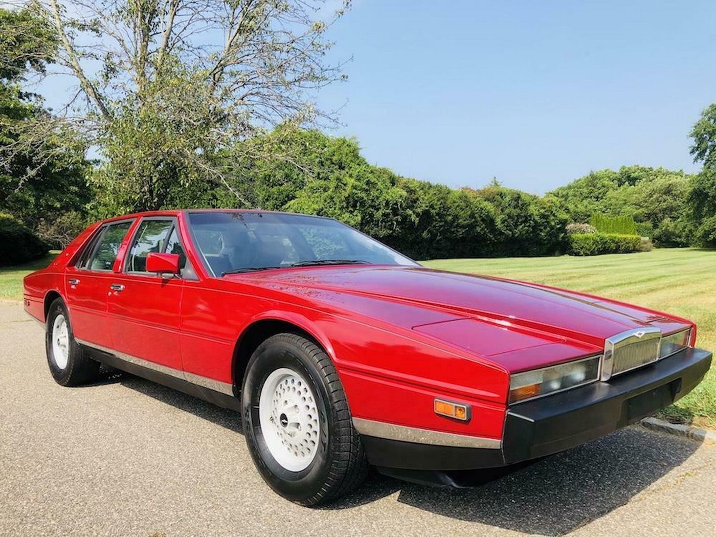 Low-Mile Aston Martin Lagonda Is Here To Fill That Wedge-Shaped Hole In Your Life