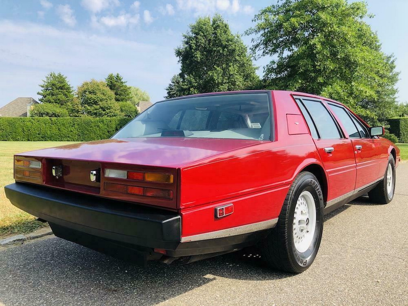 Low-Mile Aston Martin Lagonda Is Here To Fill That Wedge-Shaped Hole In Your Life