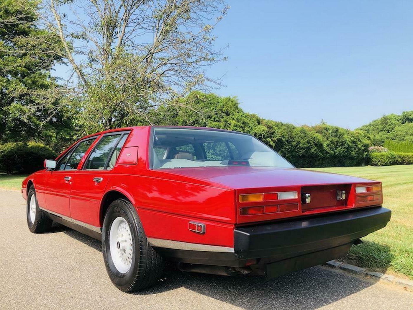 Low-Mile Aston Martin Lagonda Is Here To Fill That Wedge-Shaped Hole In Your Life