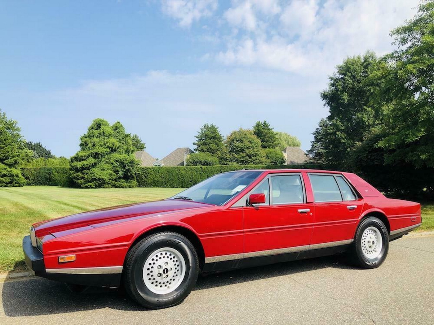 Low-Mile Aston Martin Lagonda Is Here To Fill That Wedge-Shaped Hole In Your Life