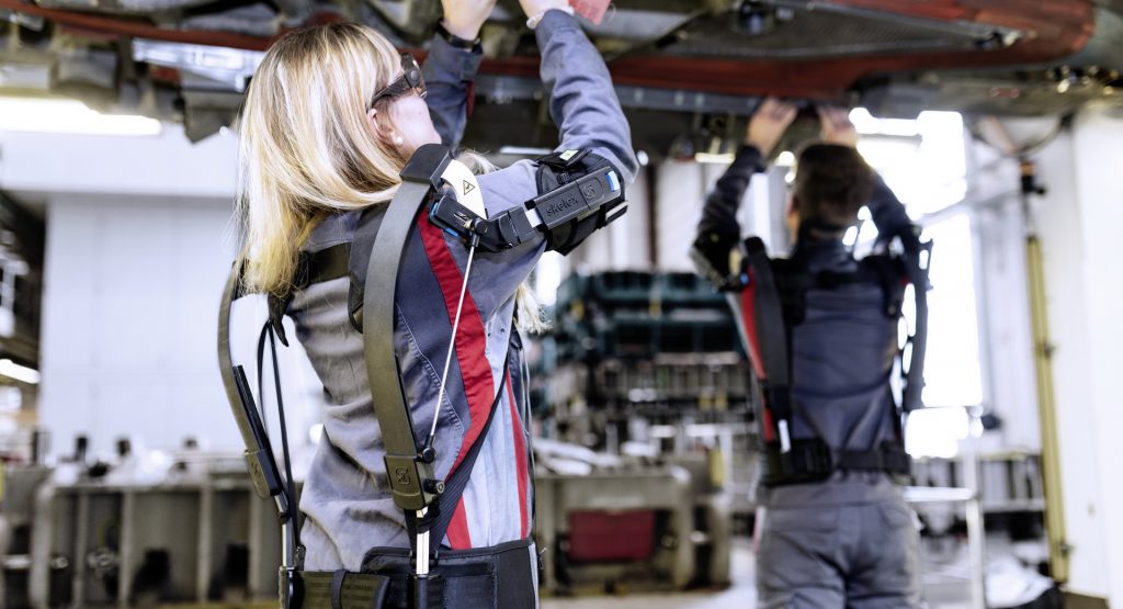  Audi Workers Are Trying Out Exoskeletons In Germany