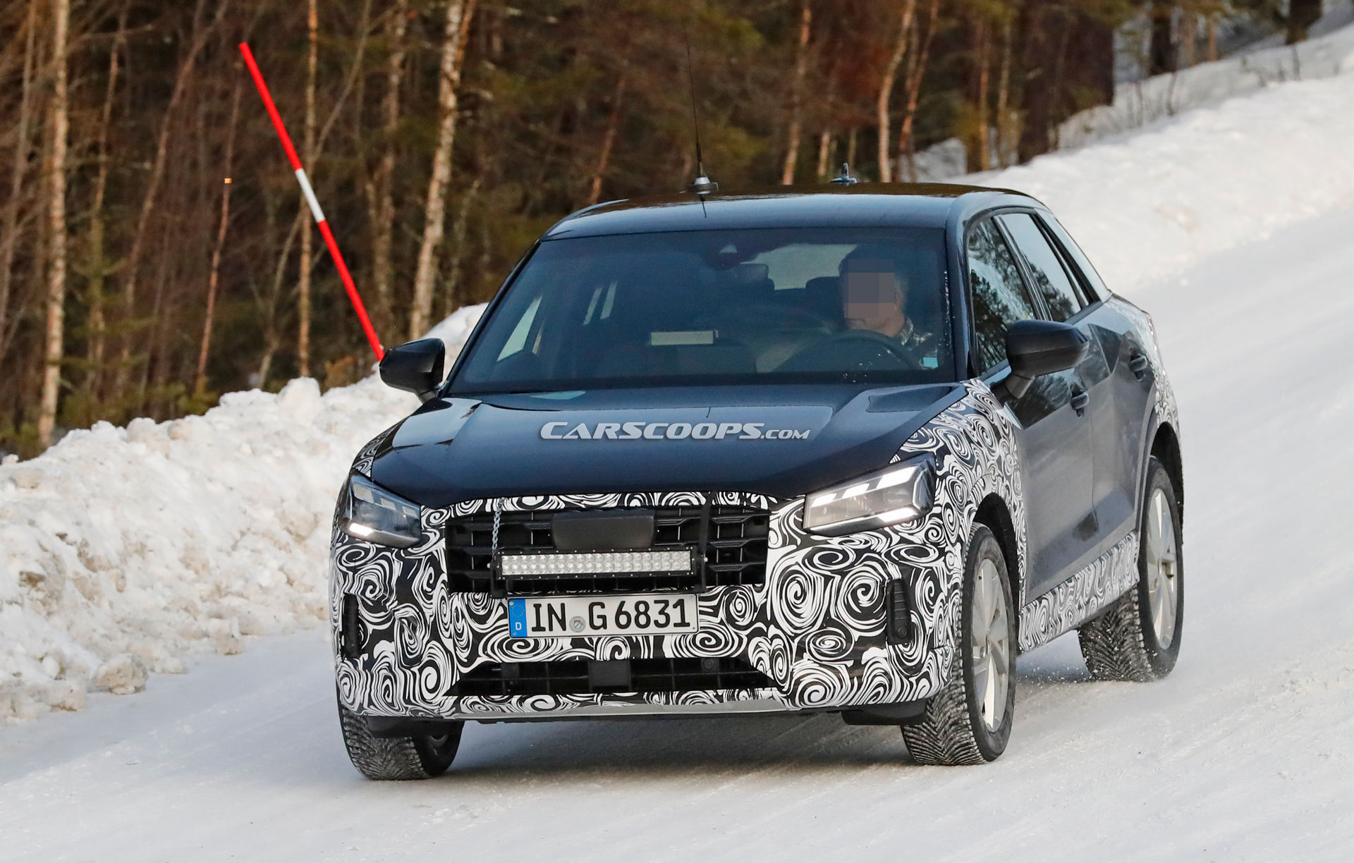 Facelifted Audi Q2 Looks Like A Cute Snow Bunny In Sweden