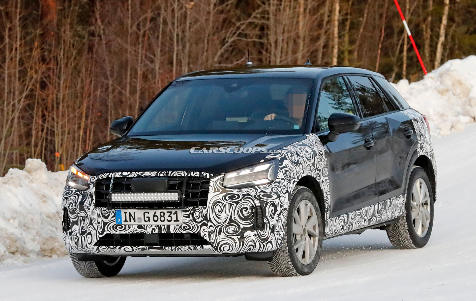 Facelifted Audi Q2 Looks Like A Cute Snow Bunny In Sweden