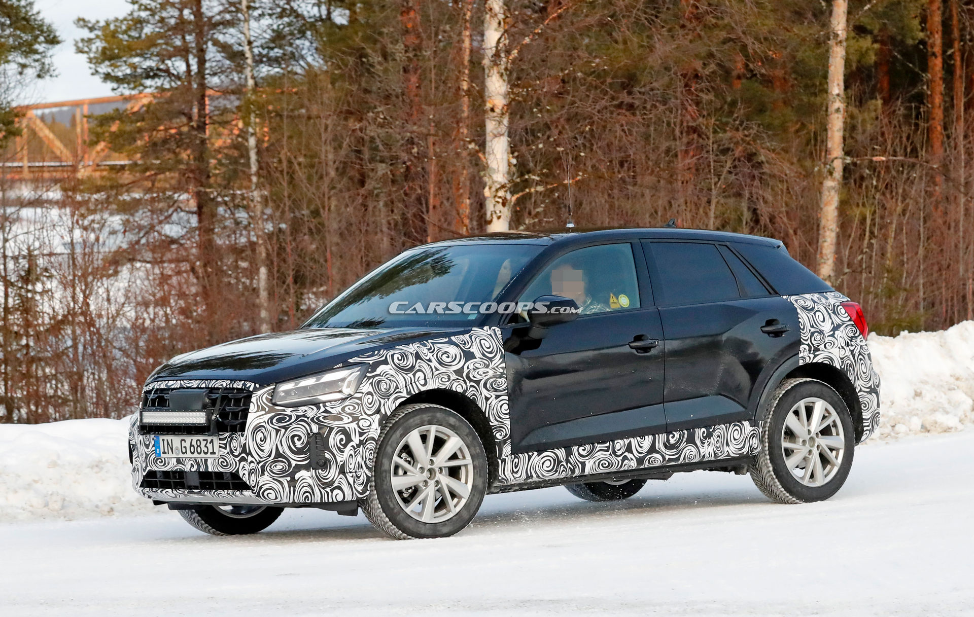 Facelifted Audi Q2 Looks Like A Cute Snow Bunny In Sweden