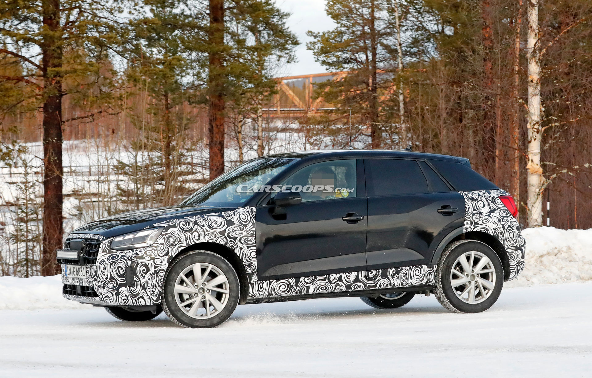 Facelifted Audi Q2 Looks Like A Cute Snow Bunny In Sweden