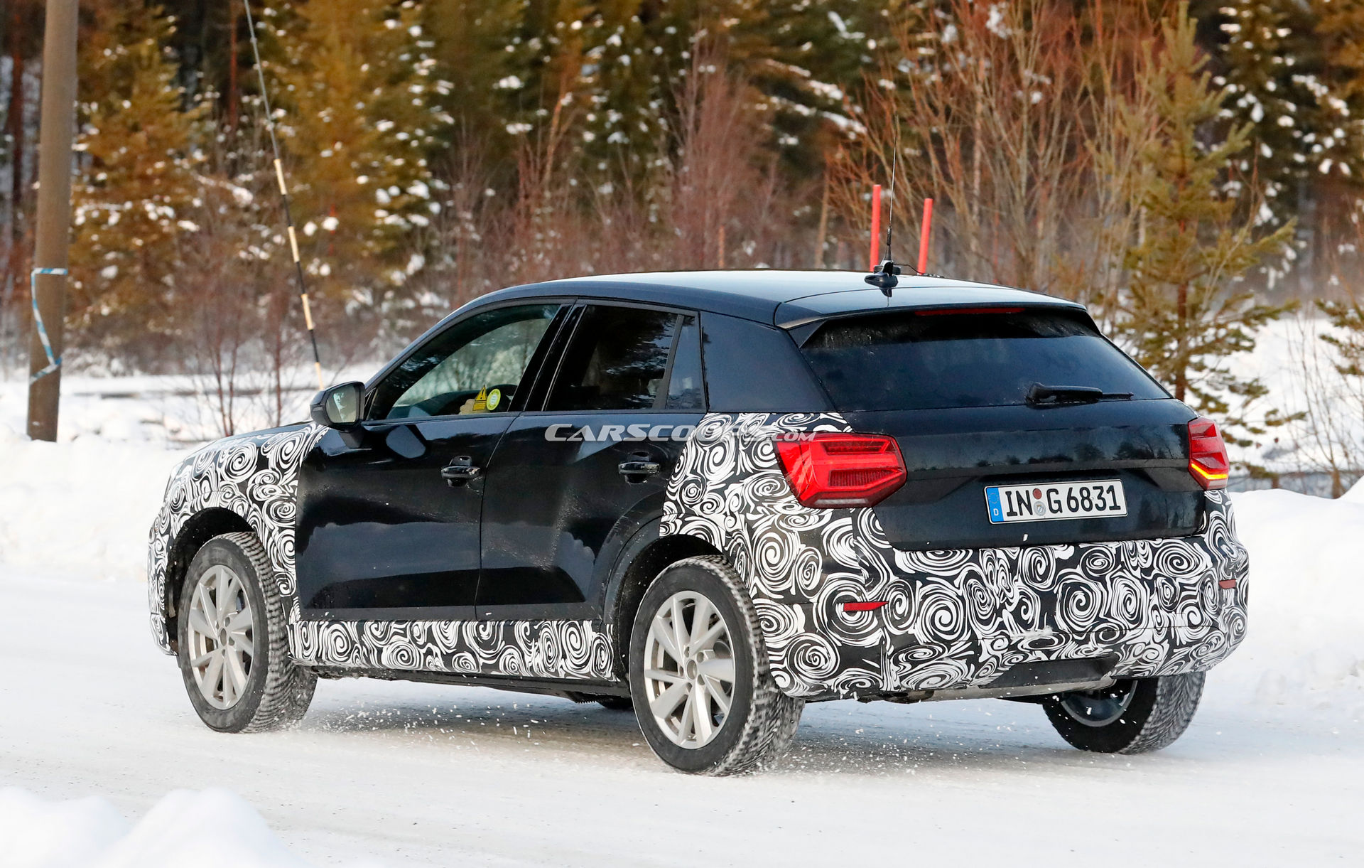 Facelifted Audi Q2 Looks Like A Cute Snow Bunny In Sweden