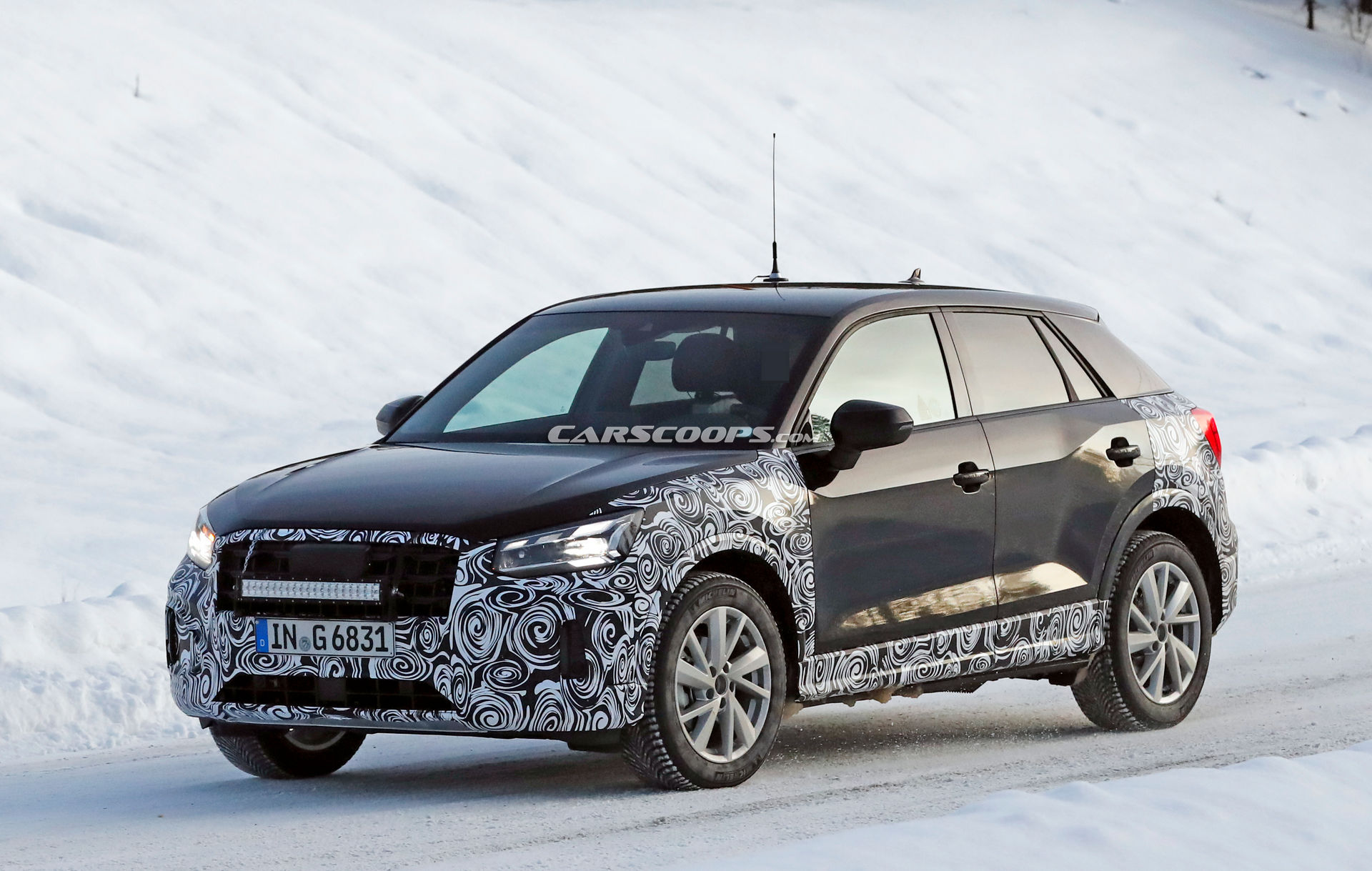Facelifted Audi Q2 Looks Like A Cute Snow Bunny In Sweden