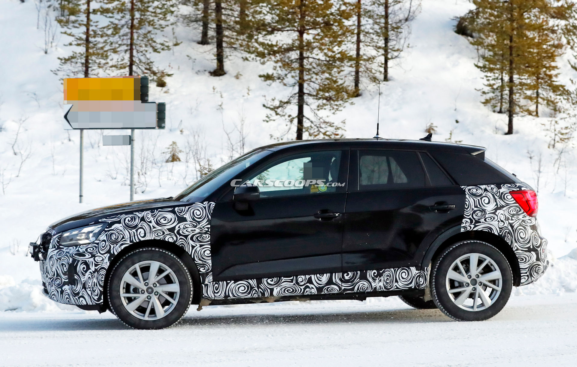 Facelifted Audi Q2 Looks Like A Cute Snow Bunny In Sweden