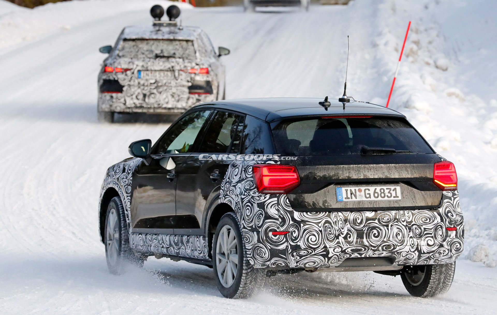 Facelifted Audi Q2 Looks Like A Cute Snow Bunny In Sweden