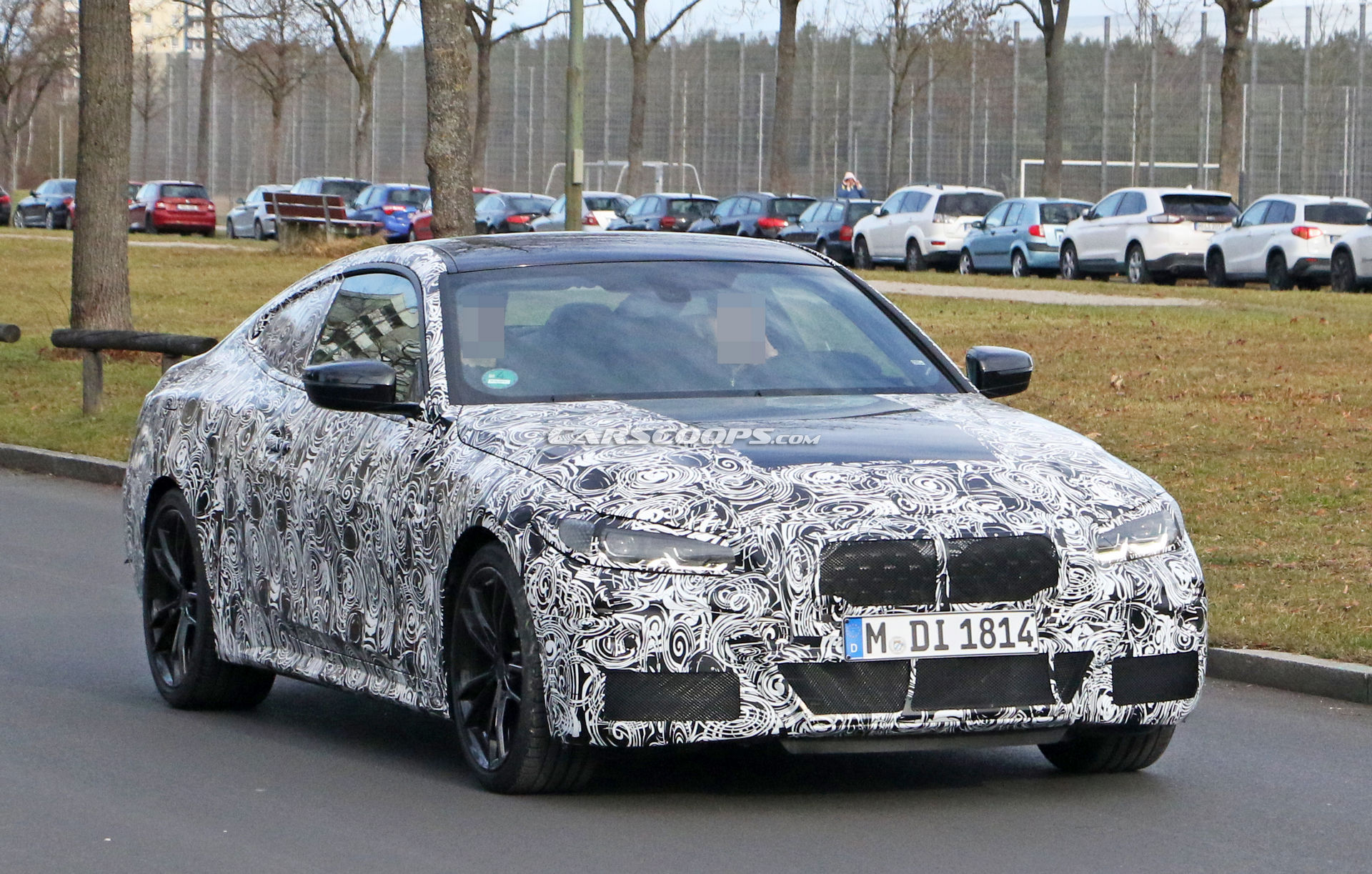 BMW 4-Series Coupe Prototype Reveals Its Massive Kidney Grilles