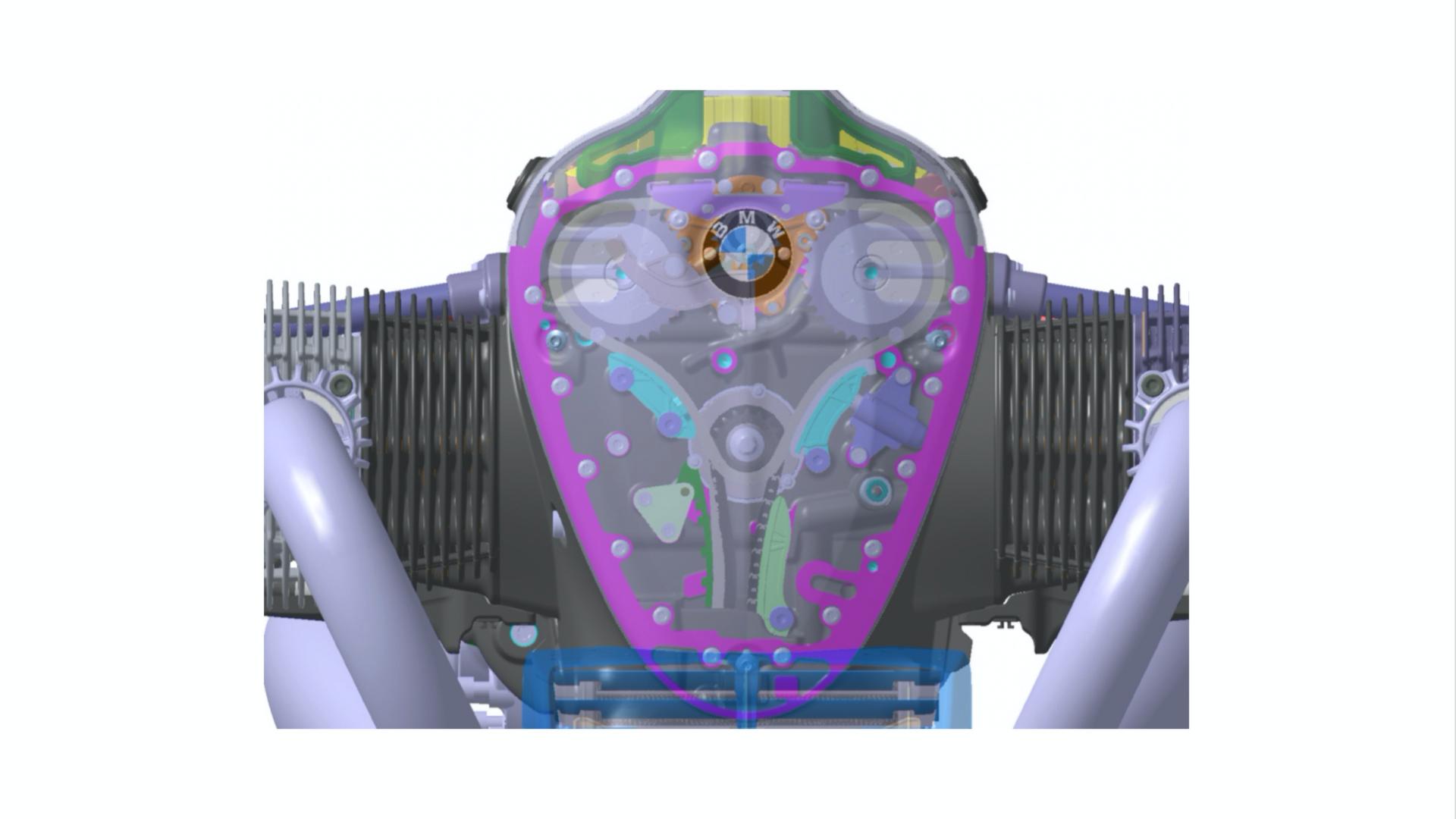 BMW Motorrad’s New 1.8L “Big Boxer” Engine Looks Like A Star Wars Fighter