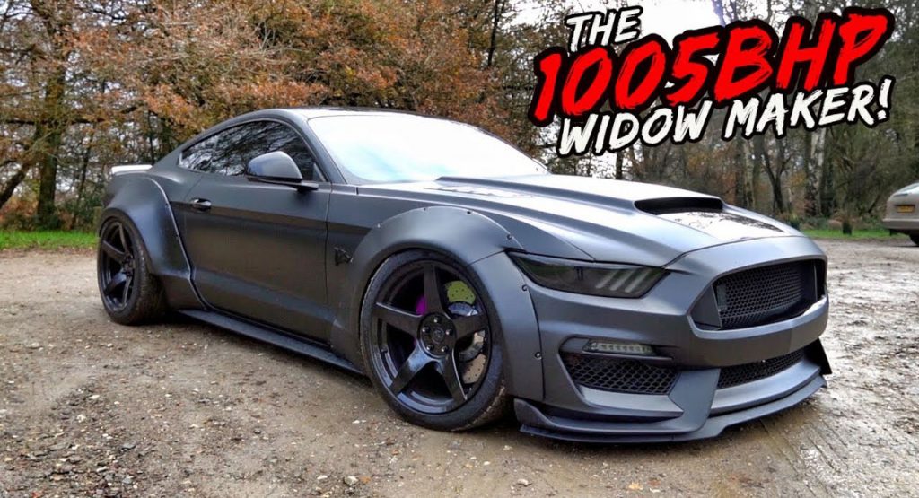  1,000 HP Widebody Ford Mustang Looks, Sounds And Goes Like Pure Evil