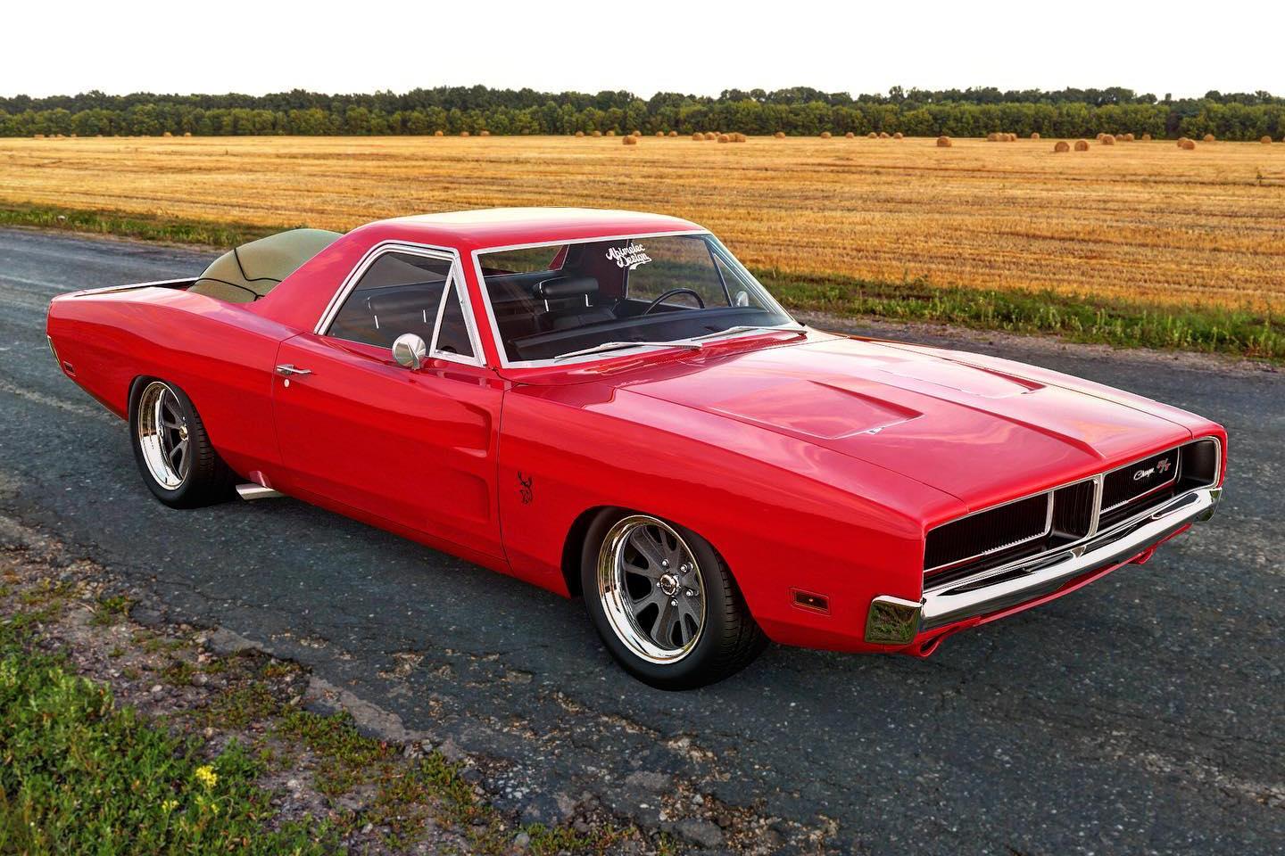 Hellcamino Is A Hellcat-Powered Classic Dodge Charger Ute For Santa