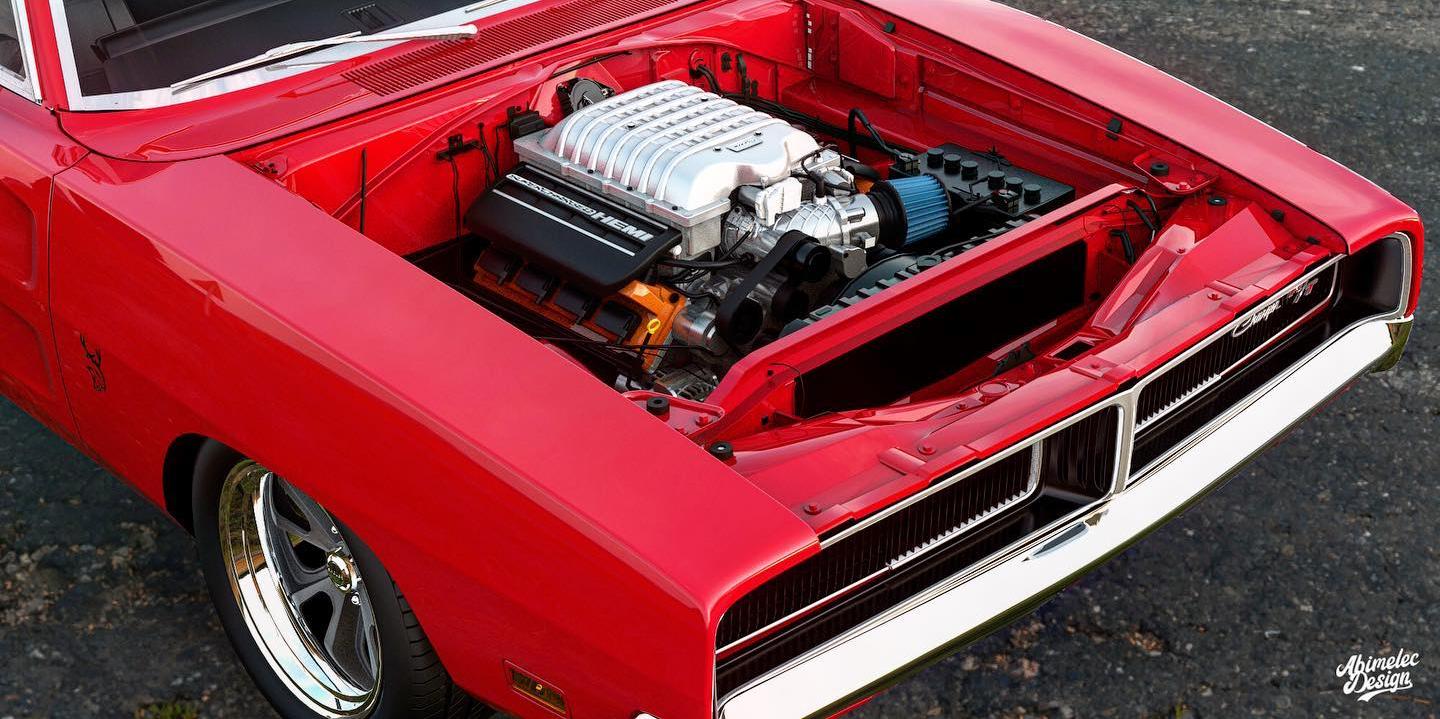Hellcamino Is A Hellcat-Powered Classic Dodge Charger Ute For Santa