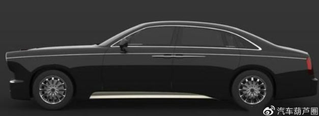 New Hongqi L5 Has A V12, Rolls-Royce-Wannabe Profile Design
