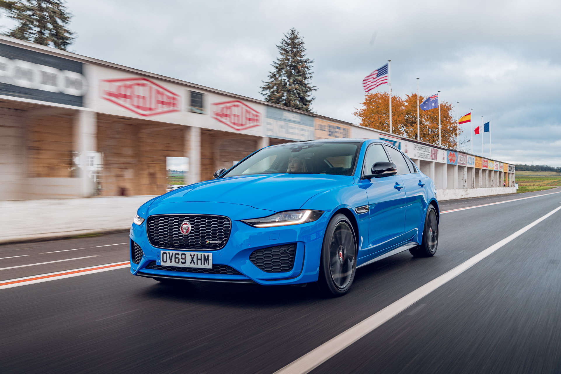 2020 Jaguar XE Reims Edition Wears French Racing Blue Paint