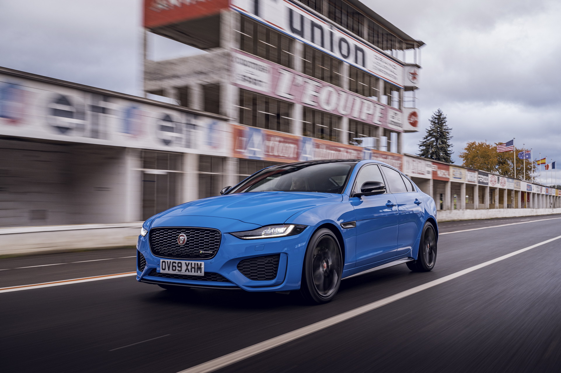 2020 Jaguar XE Reims Edition Wears French Racing Blue Paint