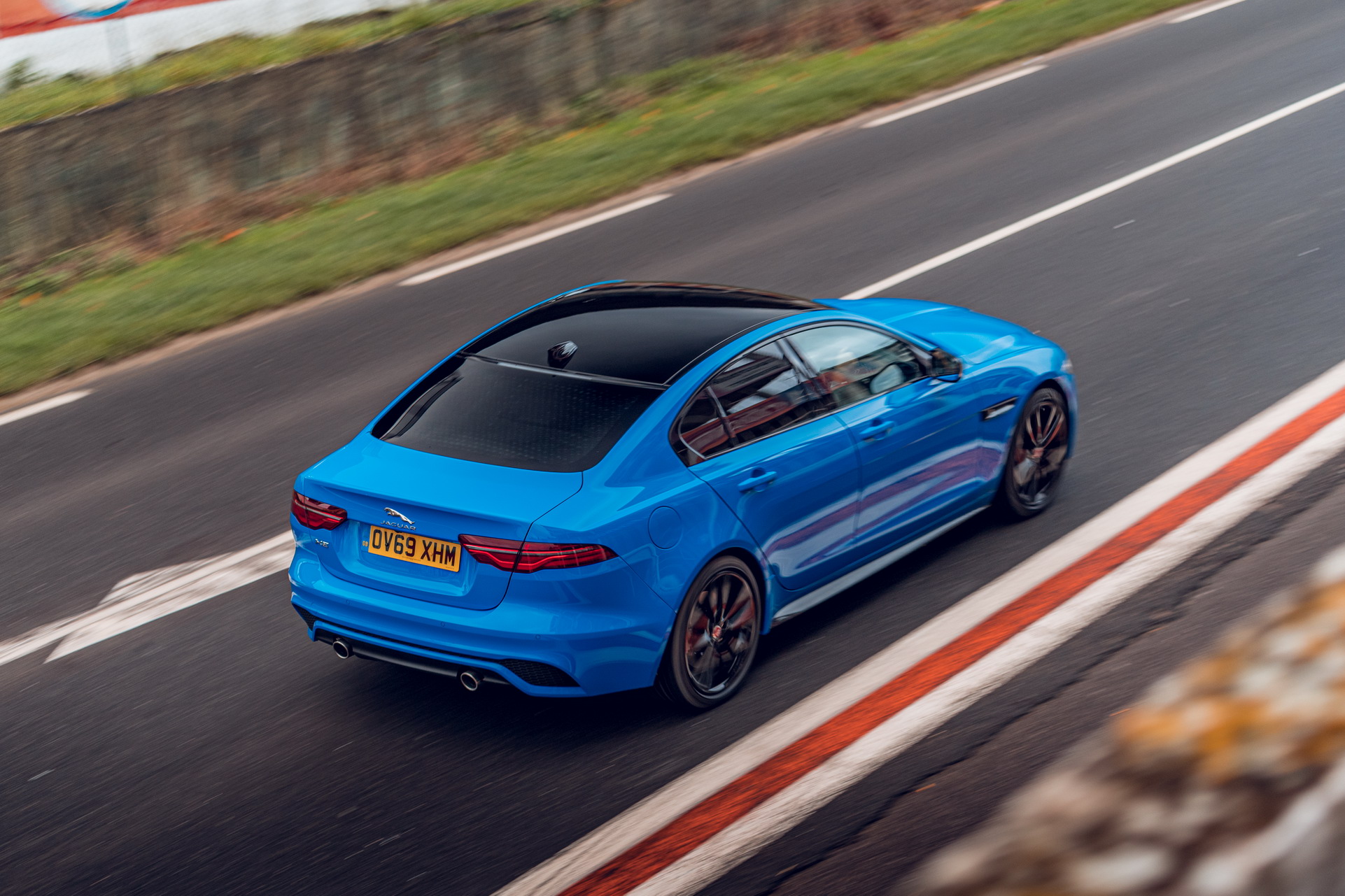 2020 Jaguar XE Reims Edition Wears French Racing Blue Paint