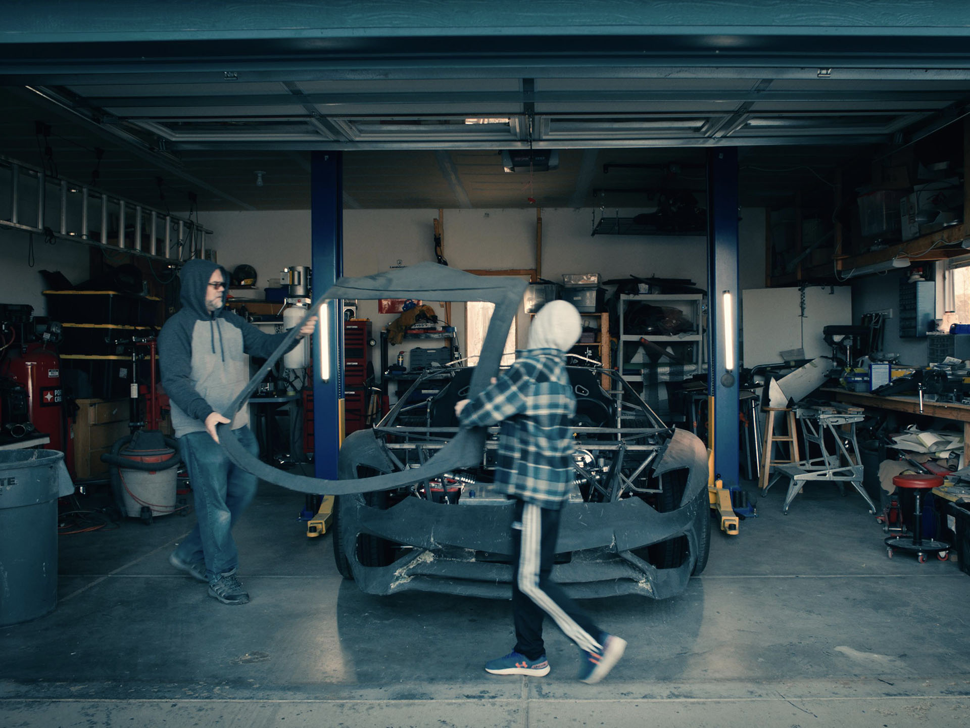 Lamborghini Loans Real Aventador To Father And Son Who 3D-Printed Replica