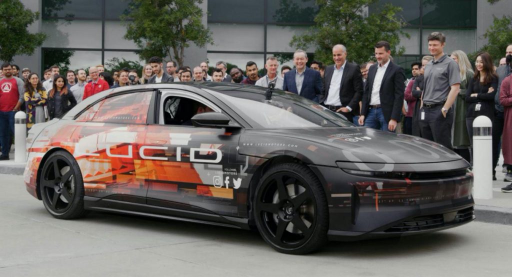  Lucid Air Beta Engineering Prototype Takes First Drive, Is 95-Percent Production-Ready