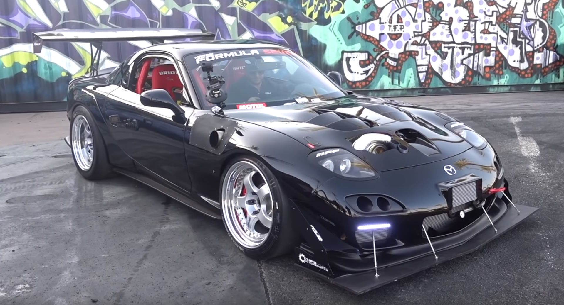 Turbo Four Rotor Mazda Rx 7 Has 1 000 Hp Sounds Absolutely Insane Carscoops
