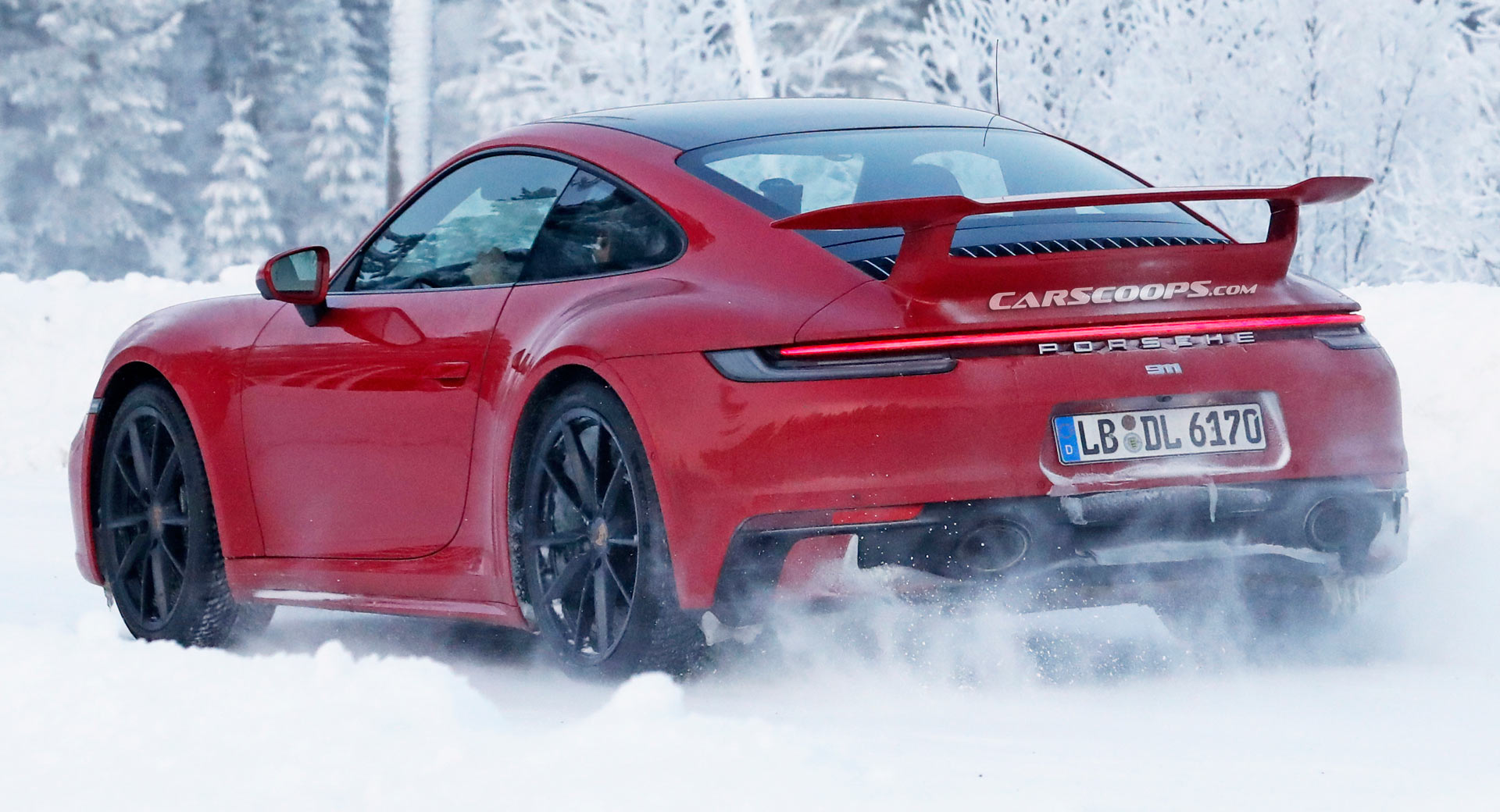 Ho, Ho Ho; Santa Brings His Aerokit Porsche 911 (992) Out To Play |  Carscoops