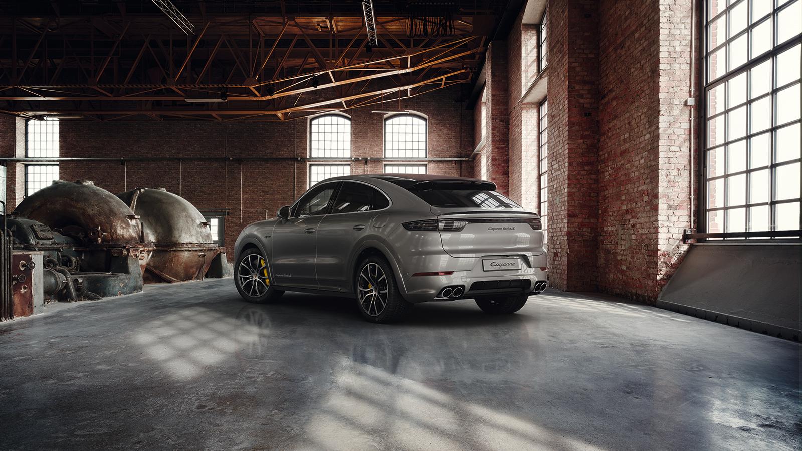 Porsche Exclusive Creates Subtle Cayenne Turbo S E-Hybrid Coupe
