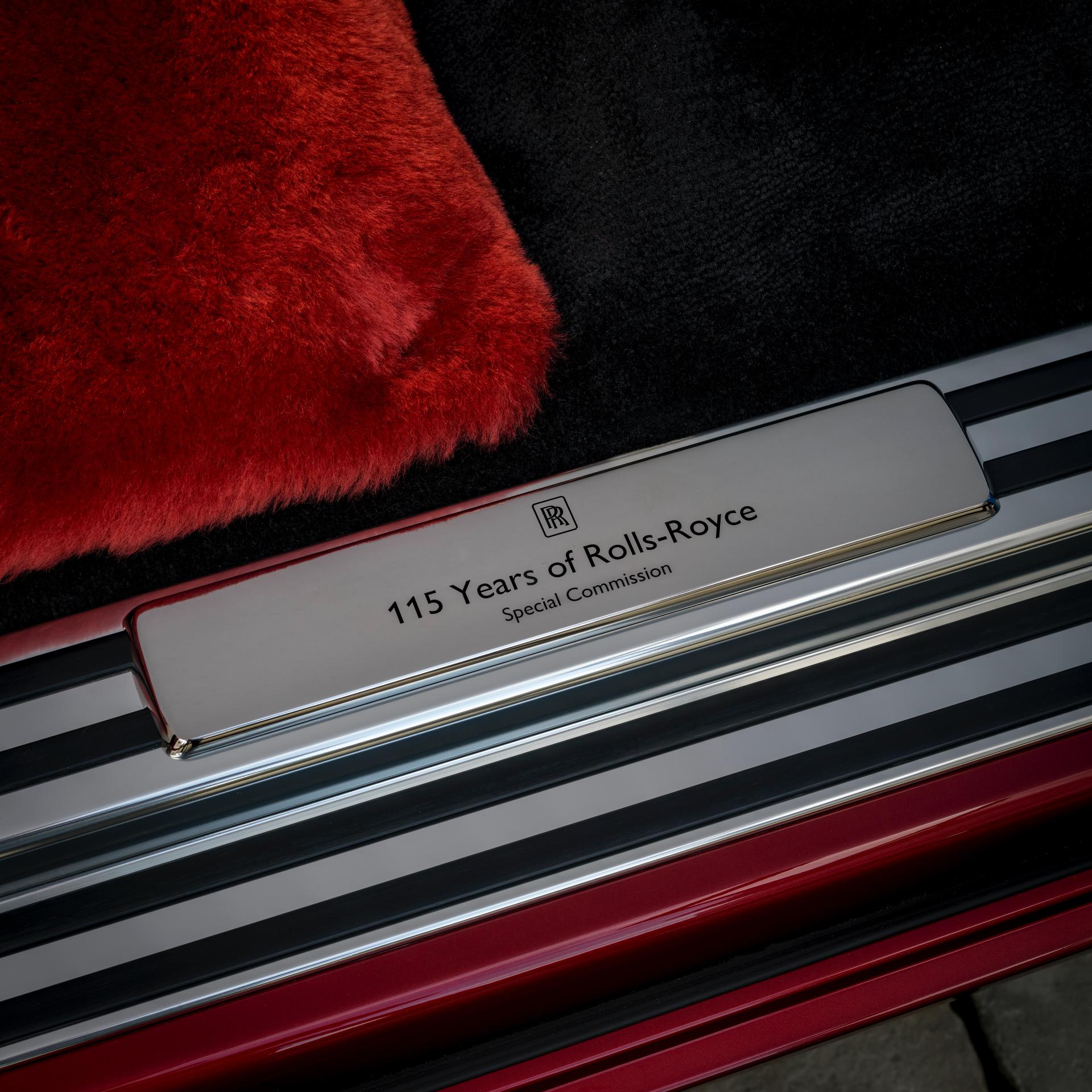 One-Off Red Rolls Royce Phantom Has Crystal Particles Fused In Its Paint