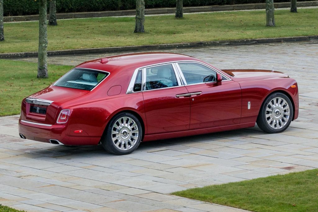 Red Rolls-Royce Phantom Commission with Mickalene Thomas