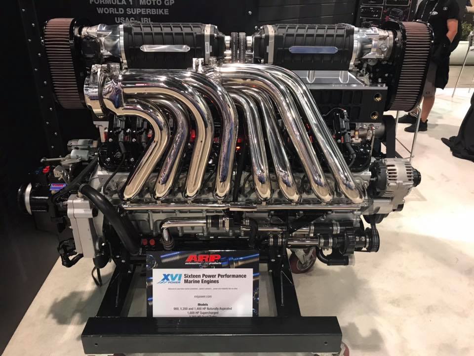 This 2,200 HP Quad-Turbo 14.0L V16 Boat Engine Is Ready For The Mother Of All Swaps