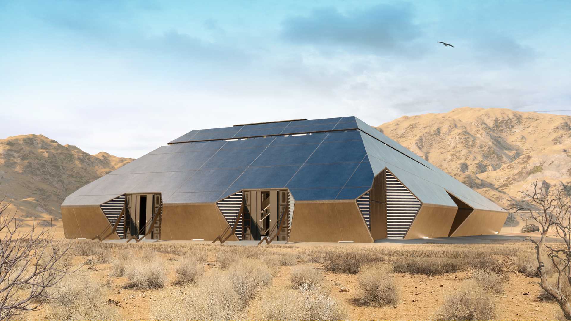 Insane Cybertruck-Inspired Cyberhouse Wouldn’t Look Out Of Place In Area 51