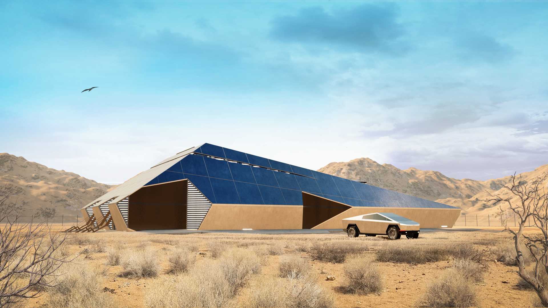 Insane Cybertruck-Inspired Cyberhouse Wouldn’t Look Out Of Place In Area 51