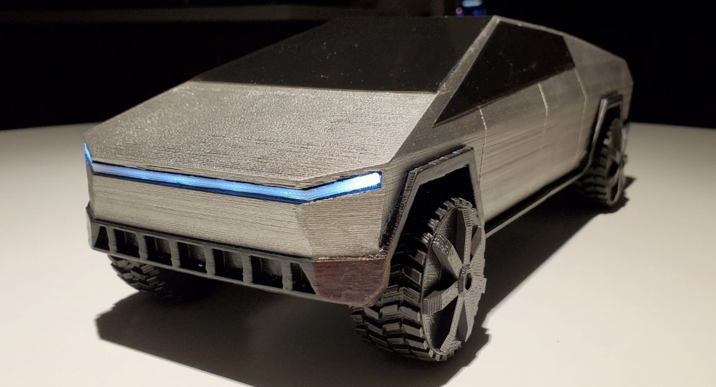  This Guy 3D-Printed His Own Tesla Cybertruck Scale Model And You Can Too