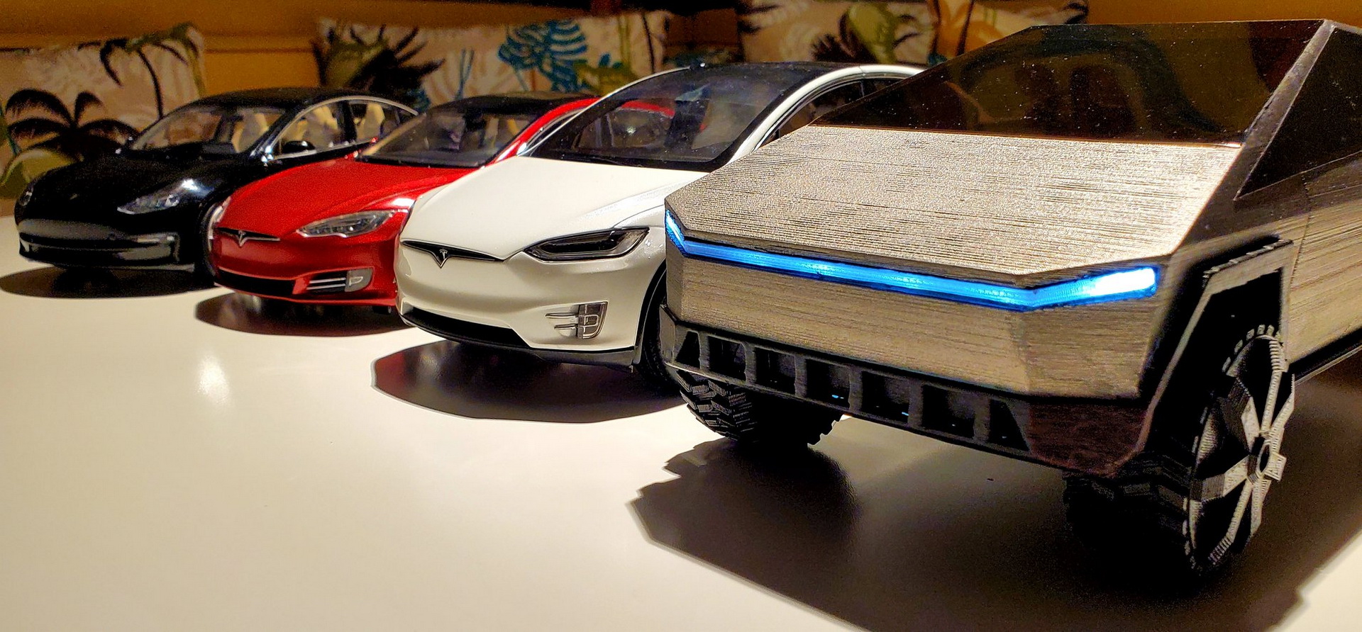 This Guy 3D-Printed His Own Tesla Cybertruck Scale Model And You Can Too Carscoops
