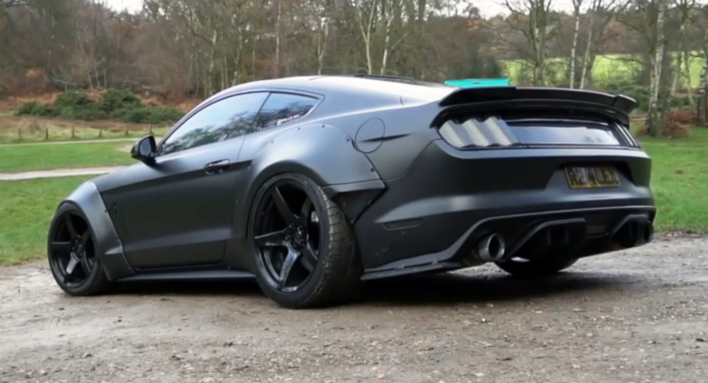 1 000 Hp Widebody Ford Mustang Looks Sounds And Goes Like
