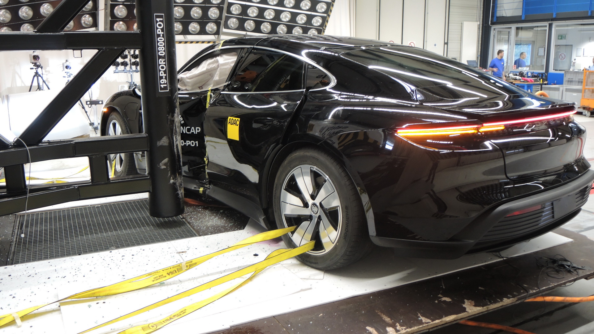 Tesla Model X, Porsche Taycan And 10 Other Cars Get Crash-Tested By Euro NCAP