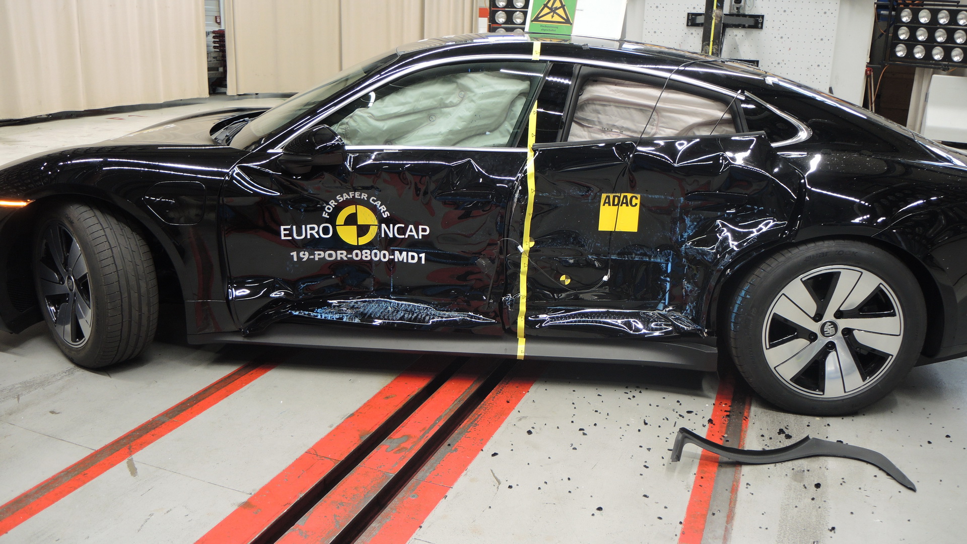 Tesla Model X, Porsche Taycan And 10 Other Cars Get Crash-Tested By Euro NCAP