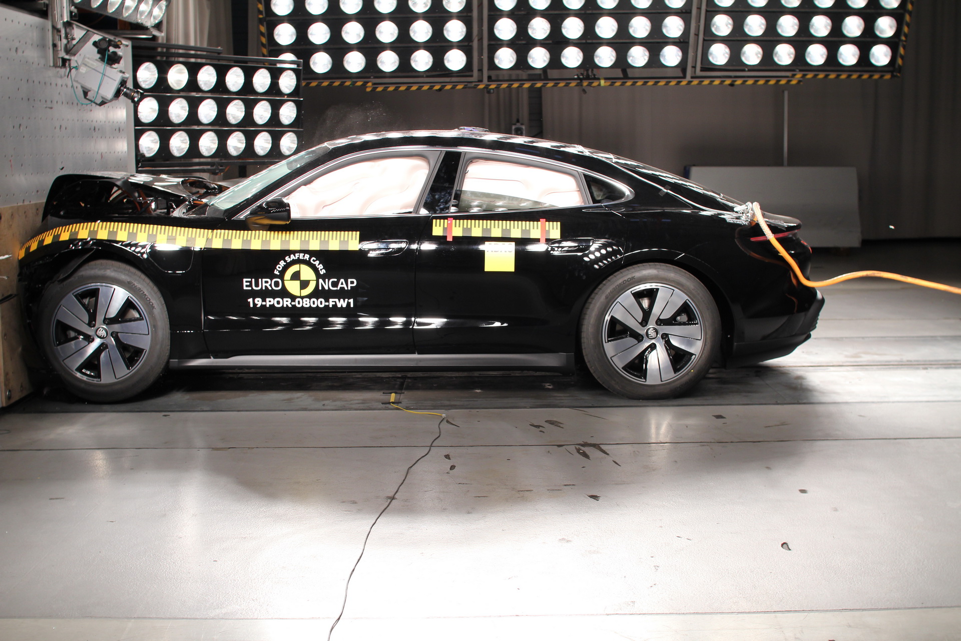 Tesla Model X, Porsche Taycan And 10 Other Cars Get Crash-Tested By Euro NCAP