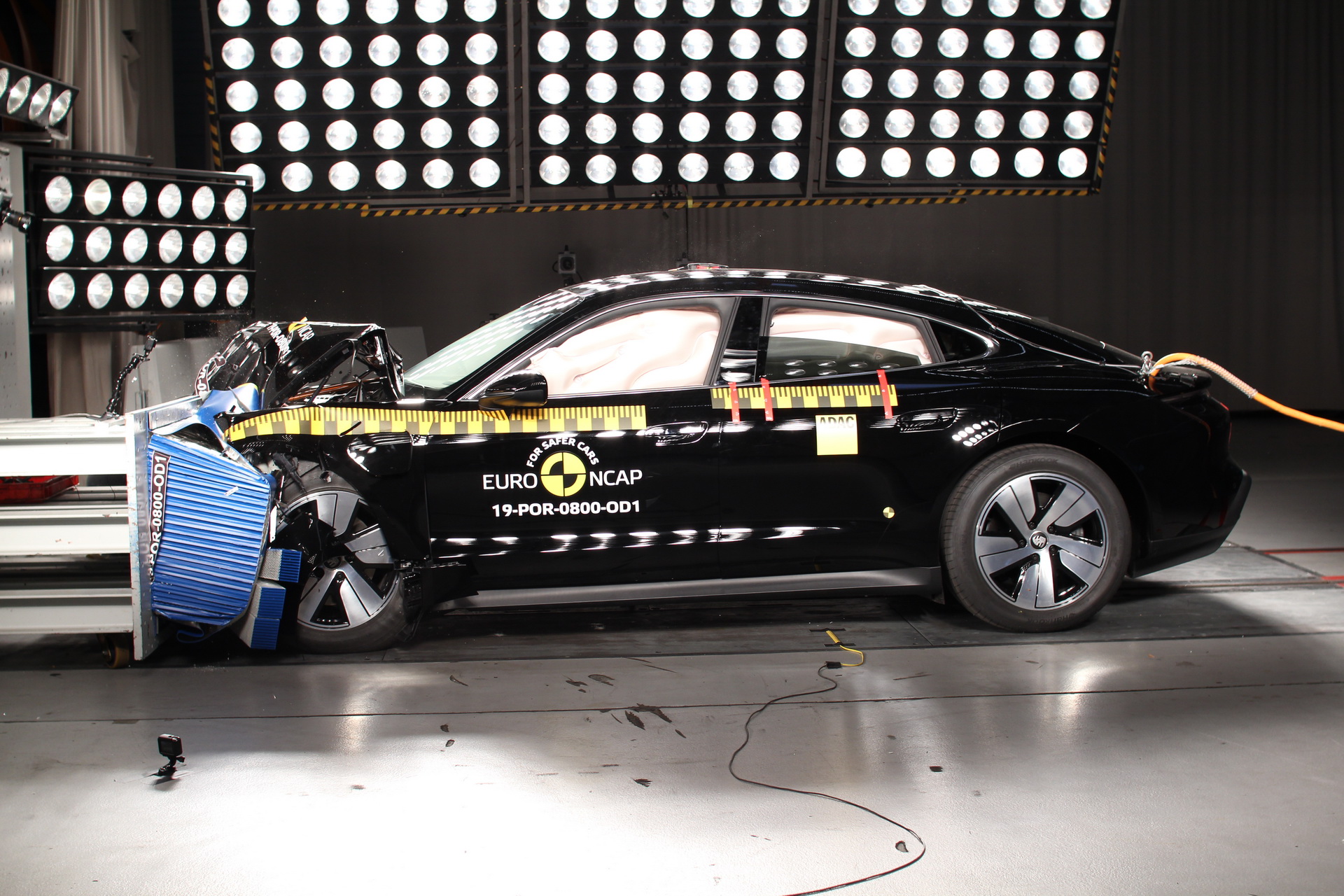 Tesla Model X, Porsche Taycan And 10 Other Cars Get Crash-Tested By Euro NCAP