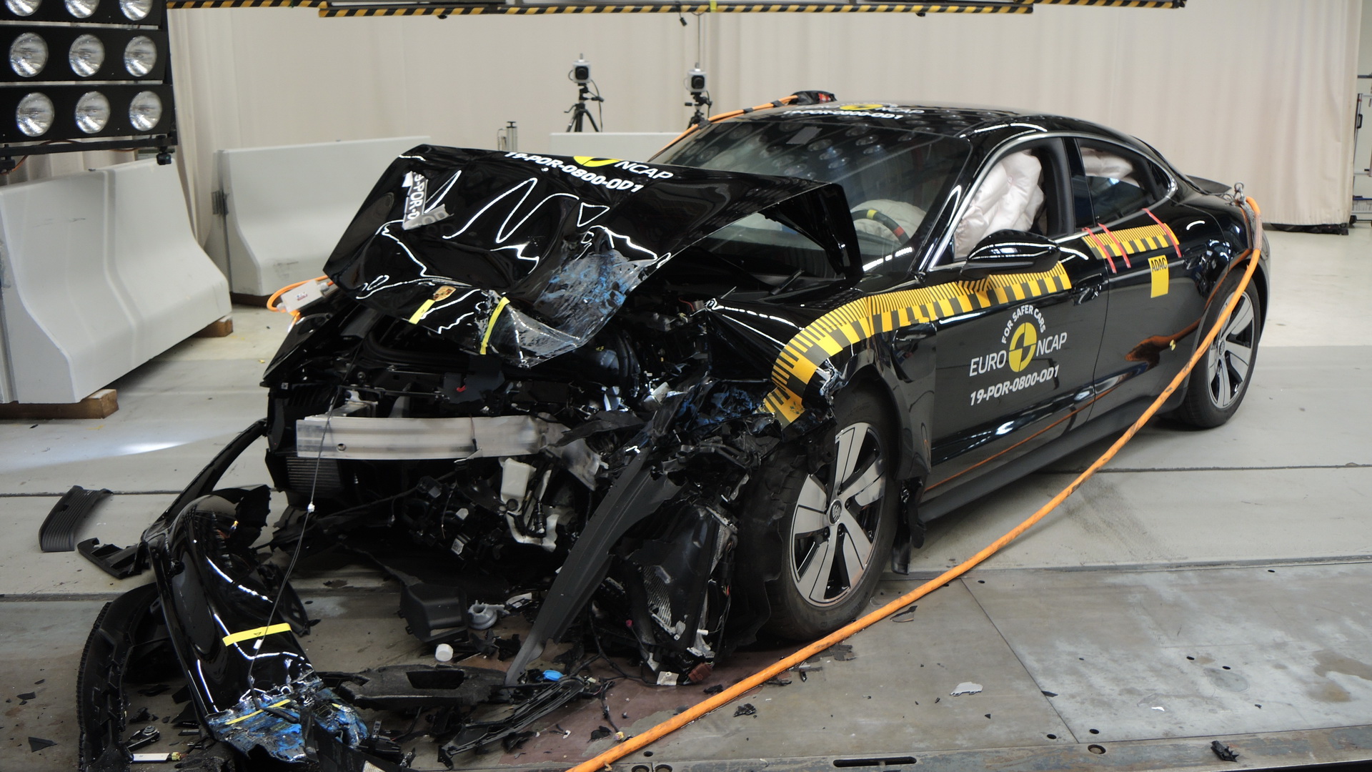 Tesla Model X, Porsche Taycan And 10 Other Cars Get Crash-Tested By Euro NCAP