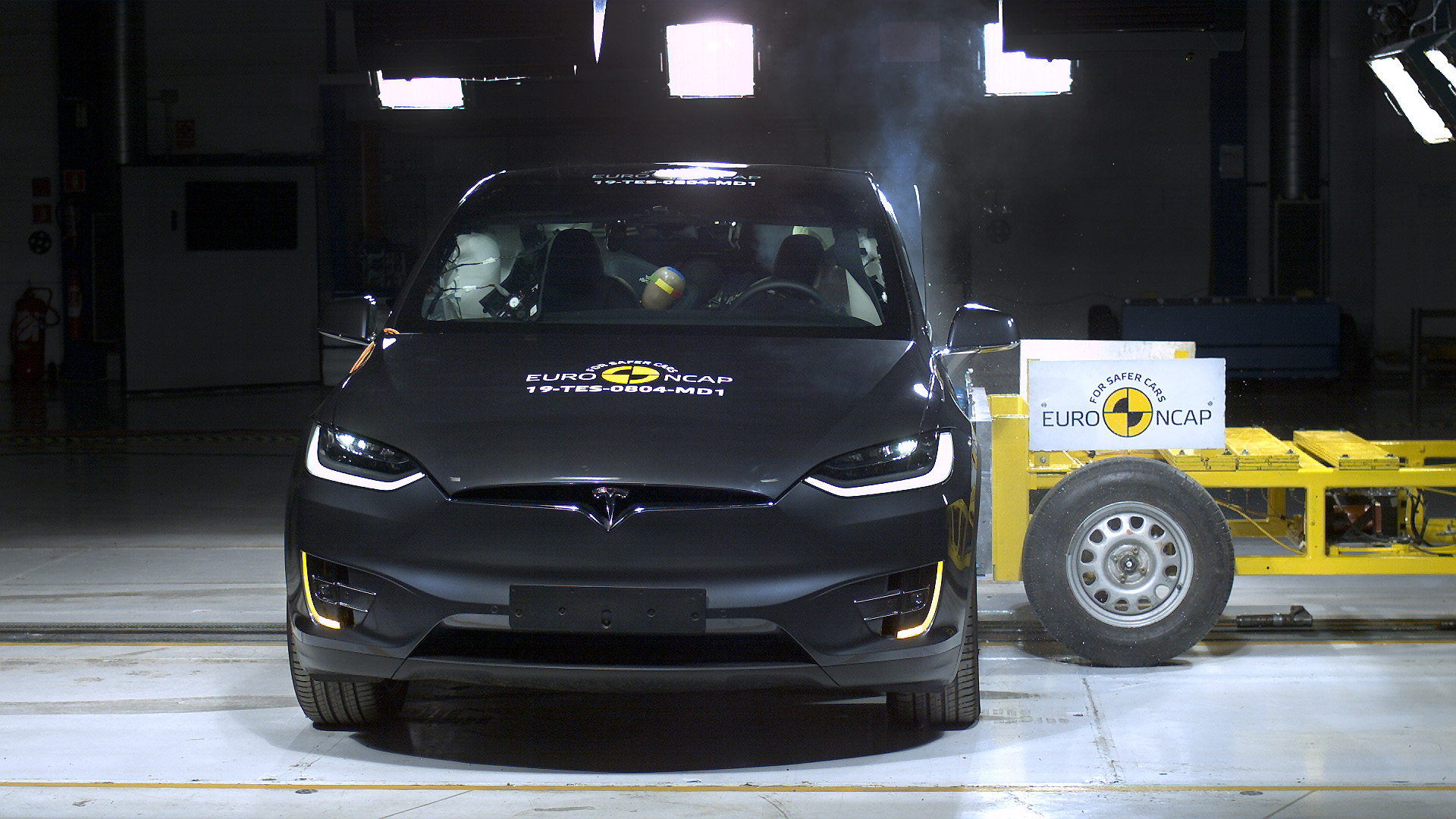 Tesla Model X, Porsche Taycan And 10 Other Cars Get Crash-Tested By Euro NCAP