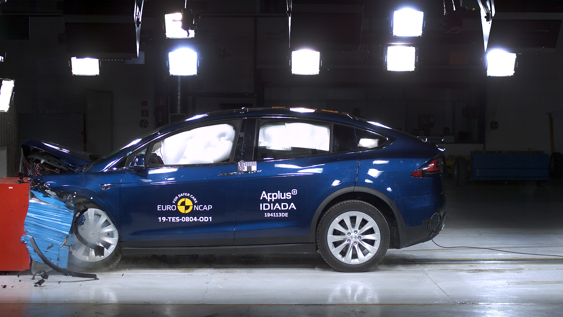 Tesla Model X, Porsche Taycan And 10 Other Cars Get Crash-Tested By Euro NCAP