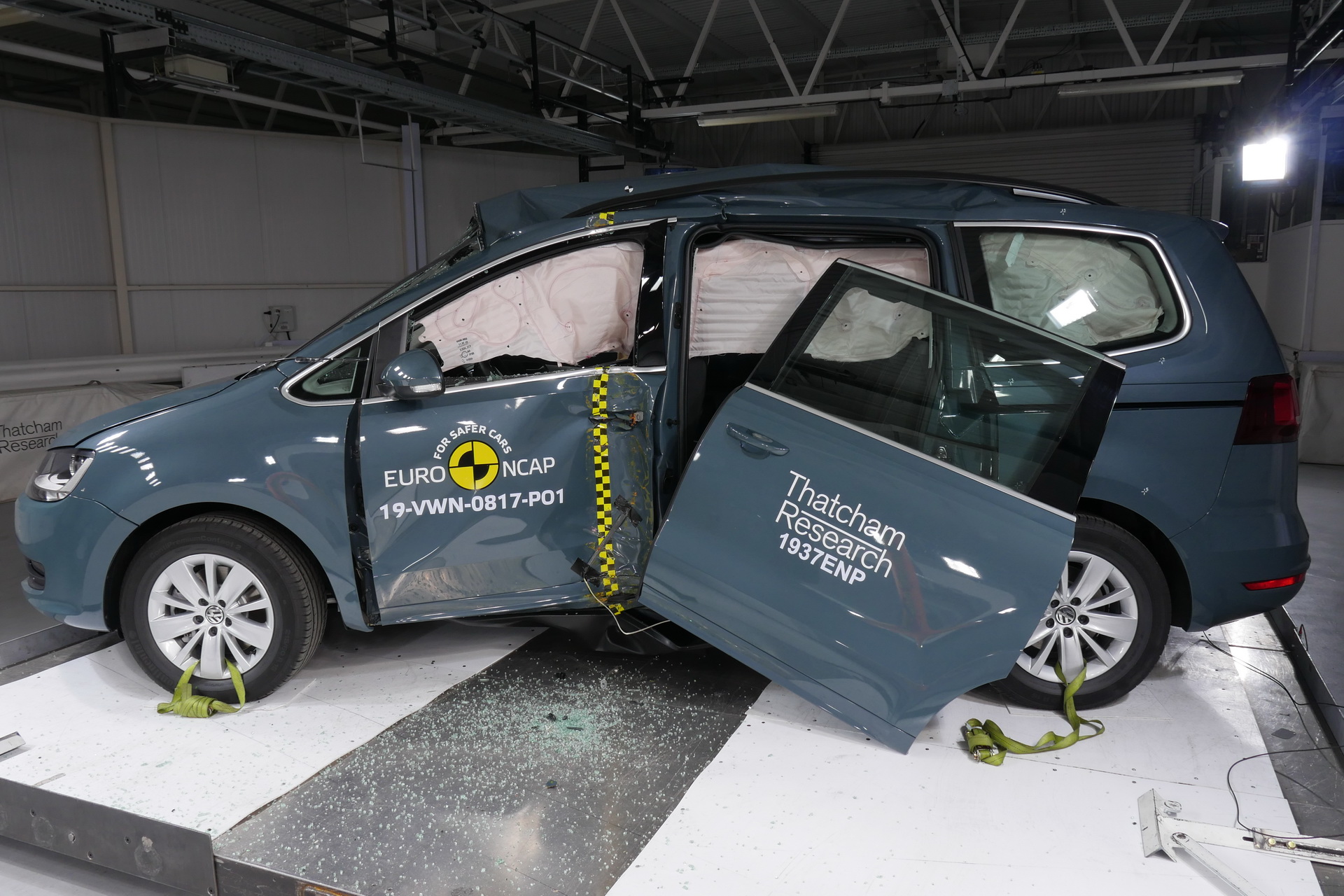 Tesla Model X, Porsche Taycan And 10 Other Cars Get Crash-Tested By Euro NCAP