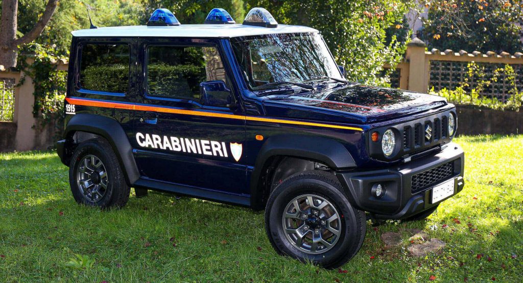  Suzuki Jimny Ready To Patrol Tough Terrains With The Italian Carabinieri