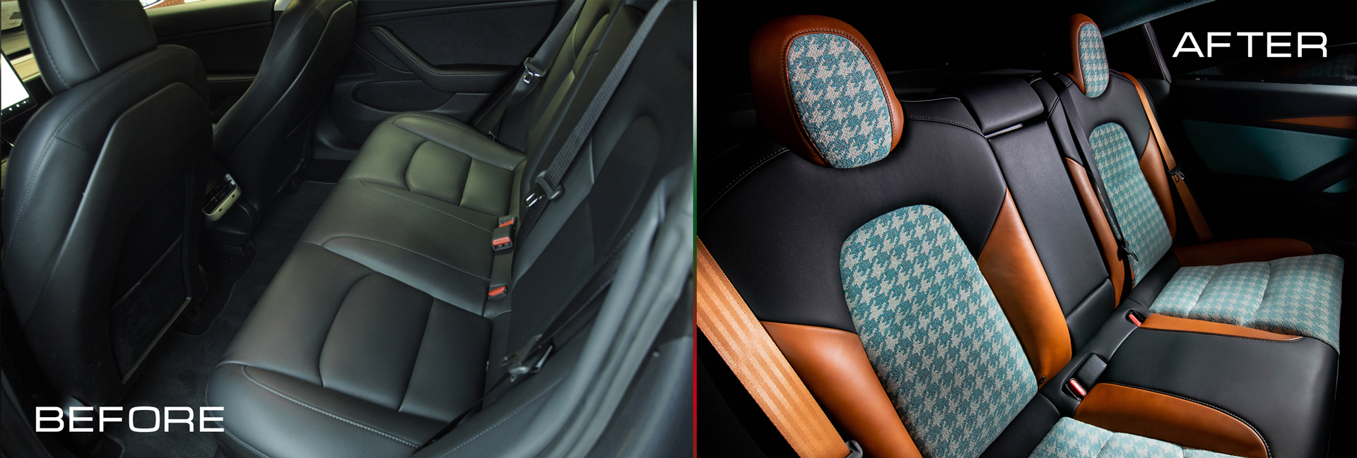 Vilner Endows Tesla Model 3 With A Tastefully Colorful Interior