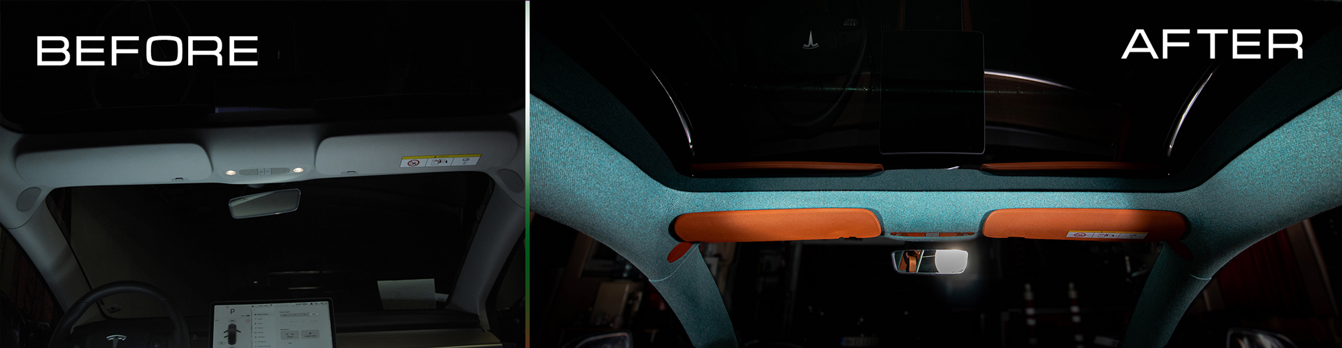 Vilner Endows Tesla Model 3 With A Tastefully Colorful Interior